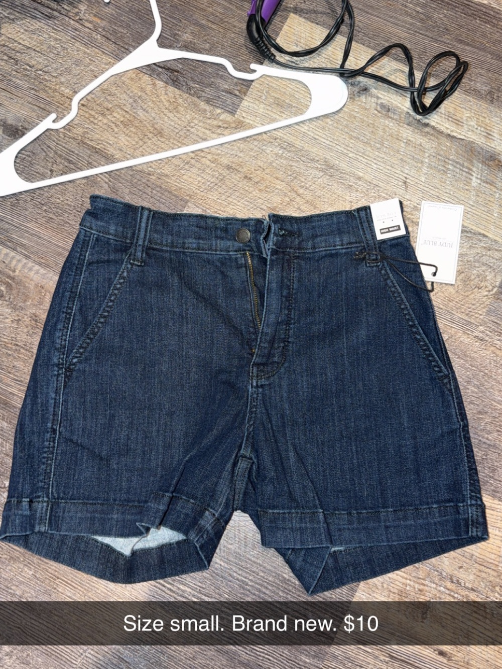 Dark Blue Denim Women’s Shorts - Unbranded